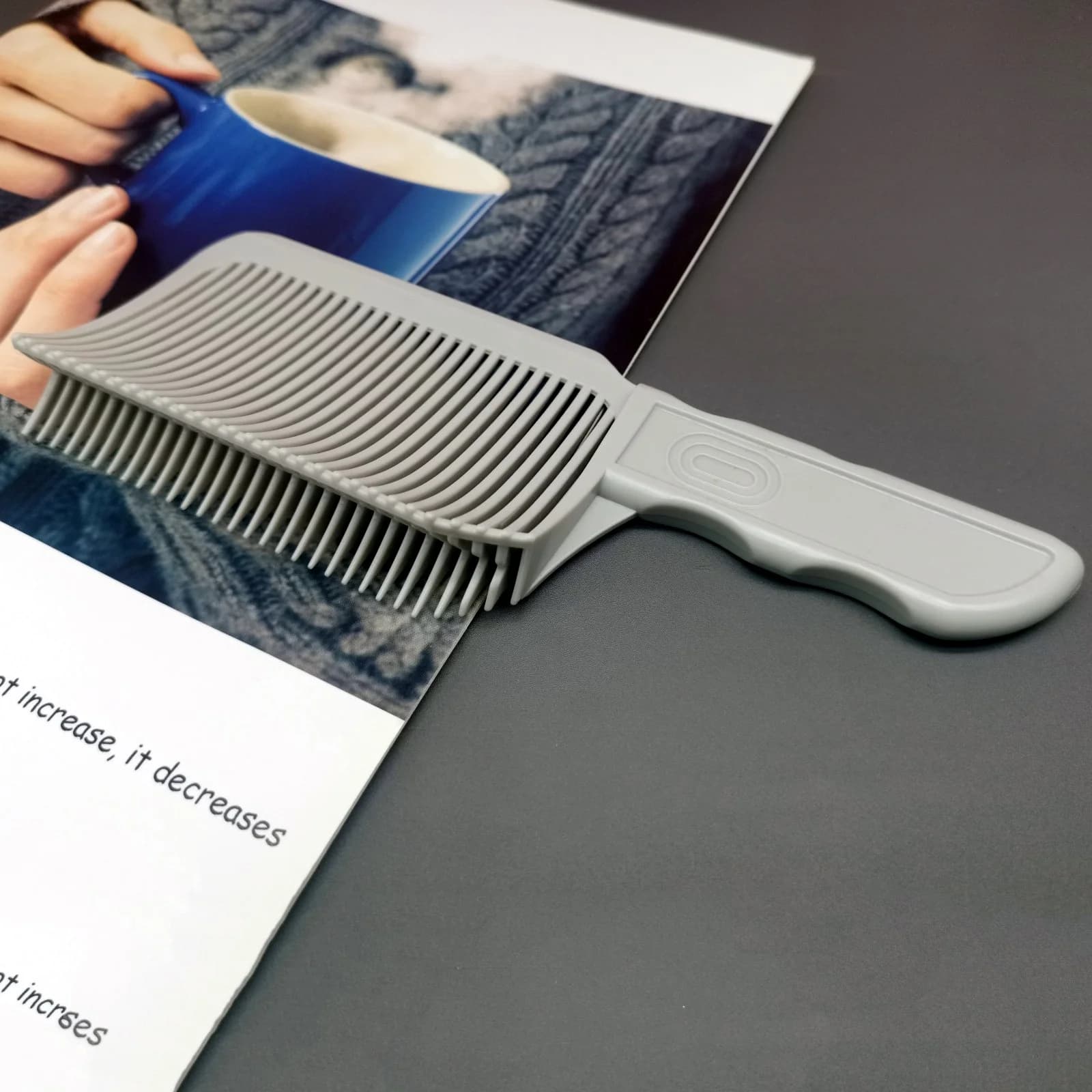 Barber hair comb kit with three combs — image 6