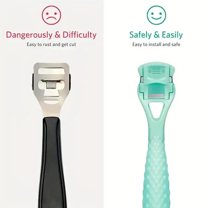 Multicolor stainless steel foot callus scraper — image 3