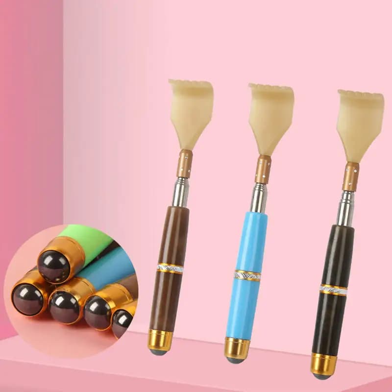 extendable magnetic back scratcher with telescoping handle — image 2