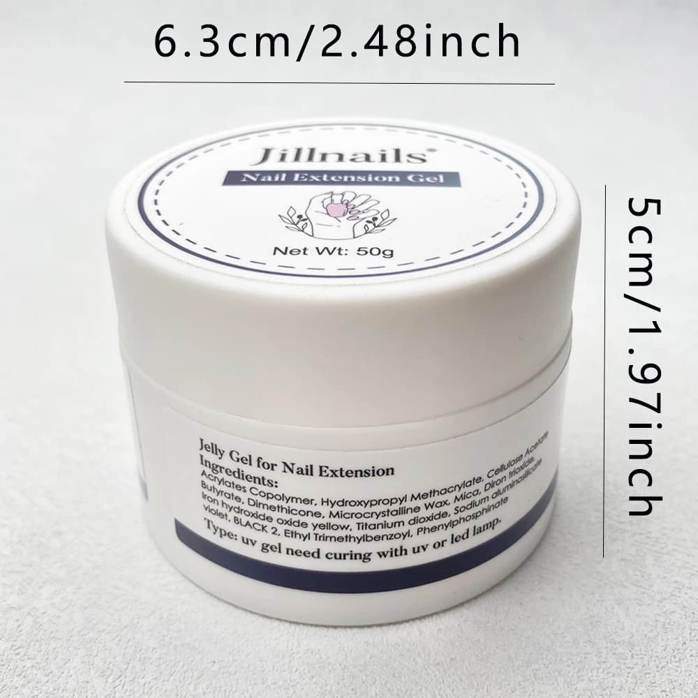 Jillnails jelly gel UV nail builder 50g tube — image 5