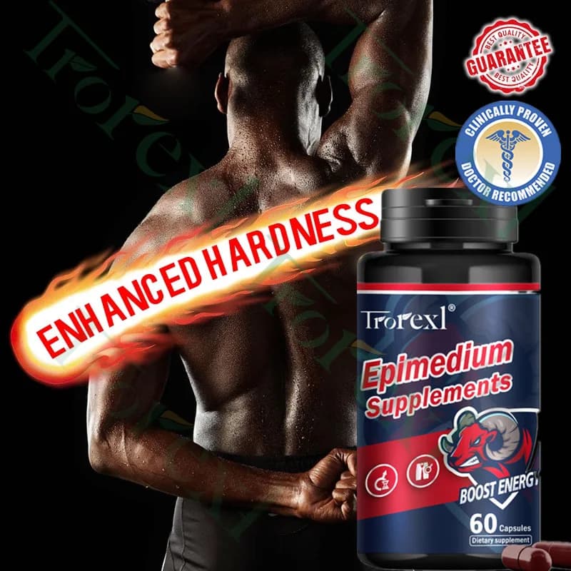 bottles of men's endurance supplement with eleuthero, wolfberry, epimedium — image 5