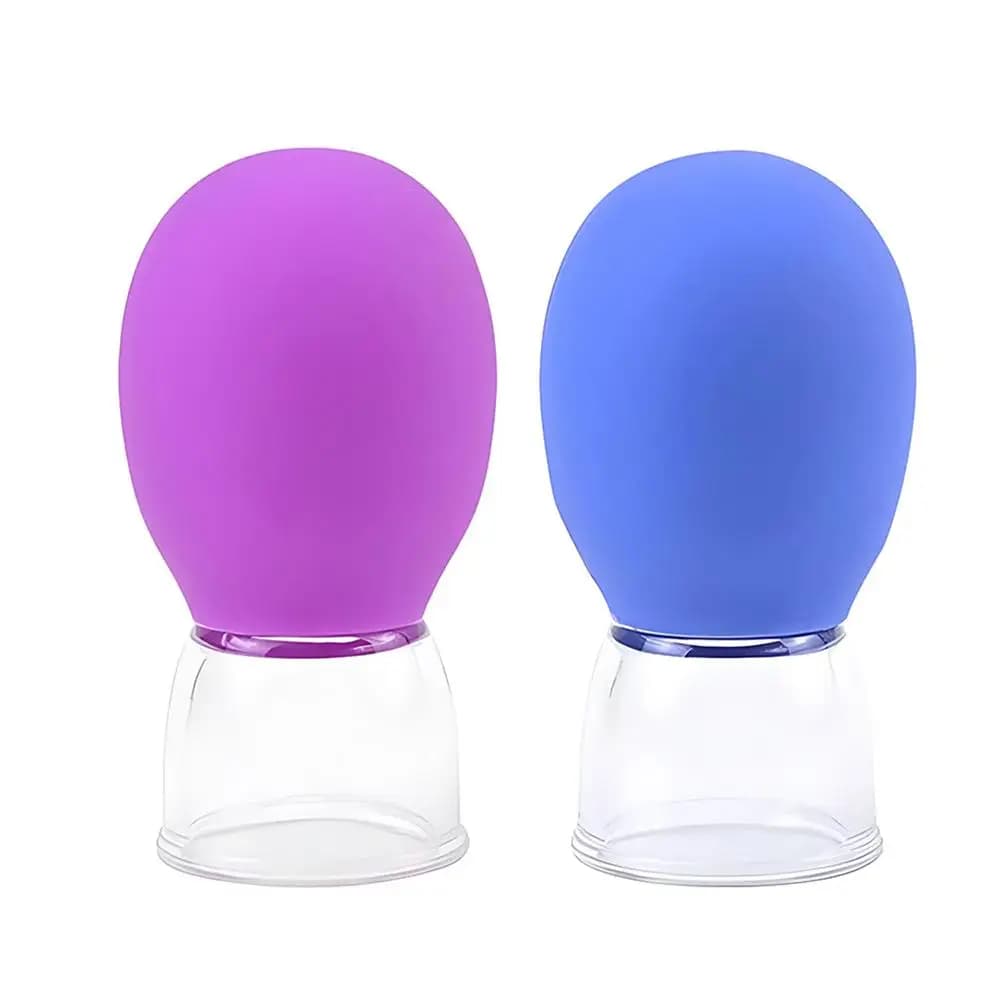 silicone facial cupping set with multiple cup sizes — image 6