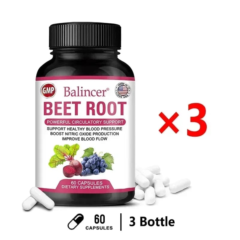 organic beetroot capsules with black pepper — image 7
