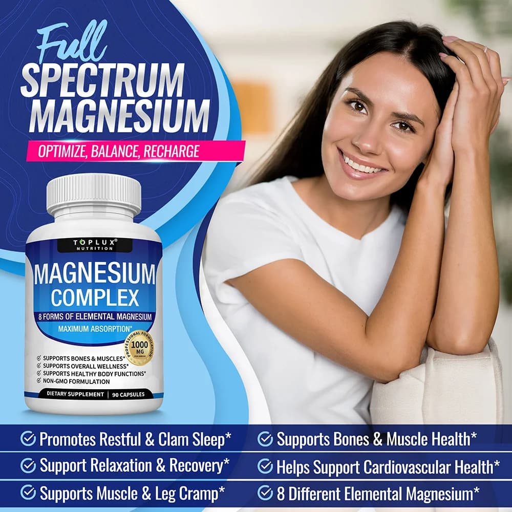 bottles of magnesium complex supplement — image 5
