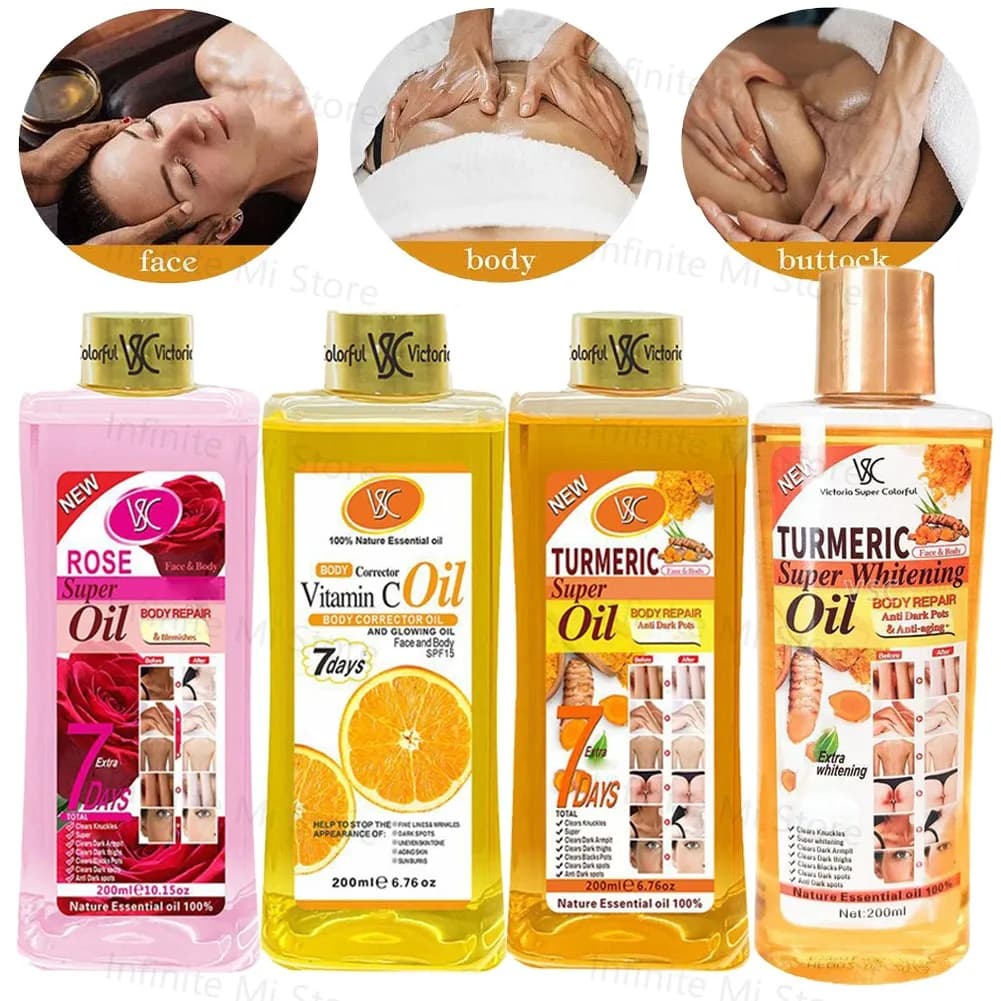 Turmeric Essential Oil – 200ml for Face & Body