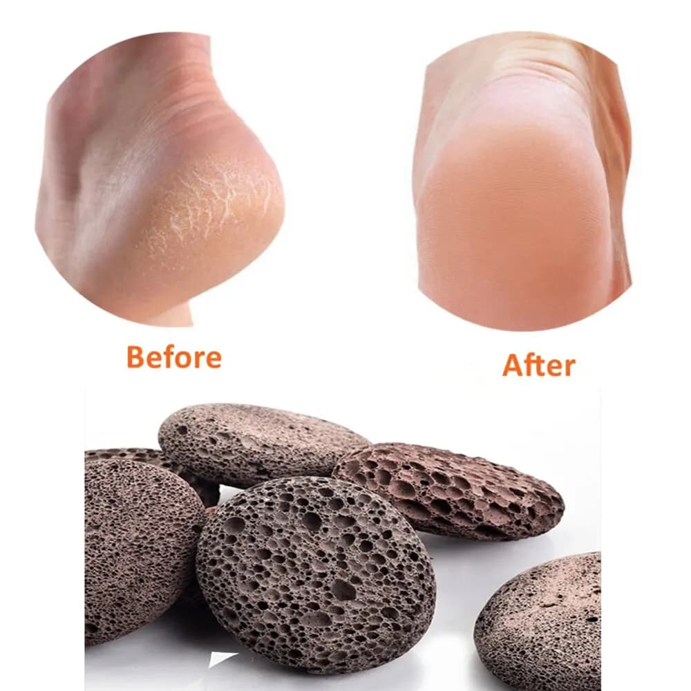 Natural pumice stone foot scrubber — image 2