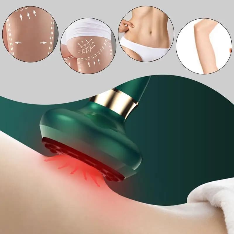 Handheld Anti-Cellulite Massager with Heat & Suction