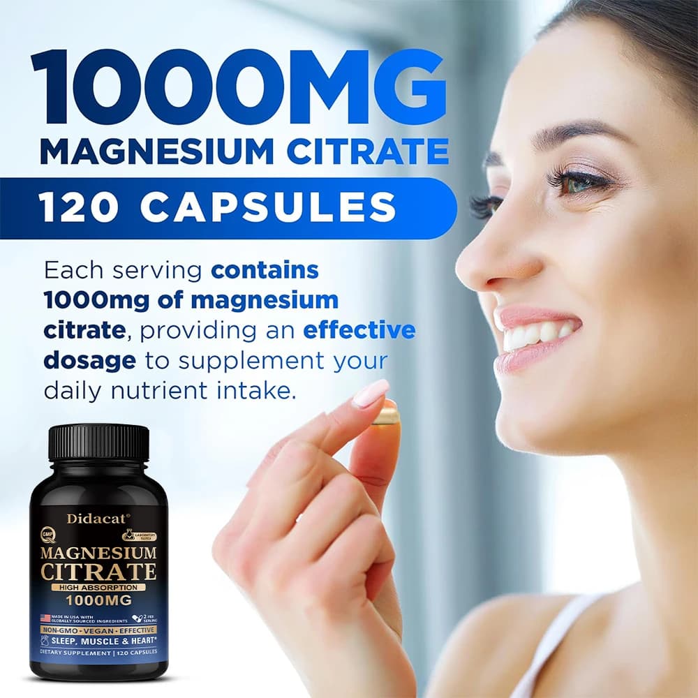 bottle of magnesium citrate supplement — image 3