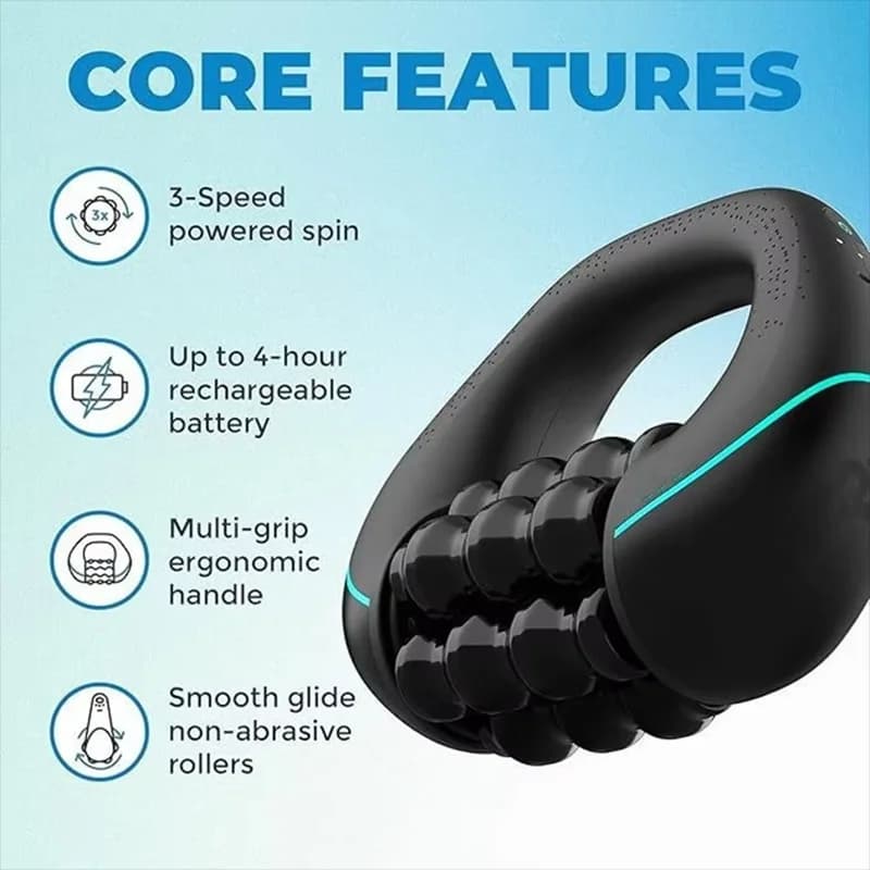 compact rolling percussive massager — image 4