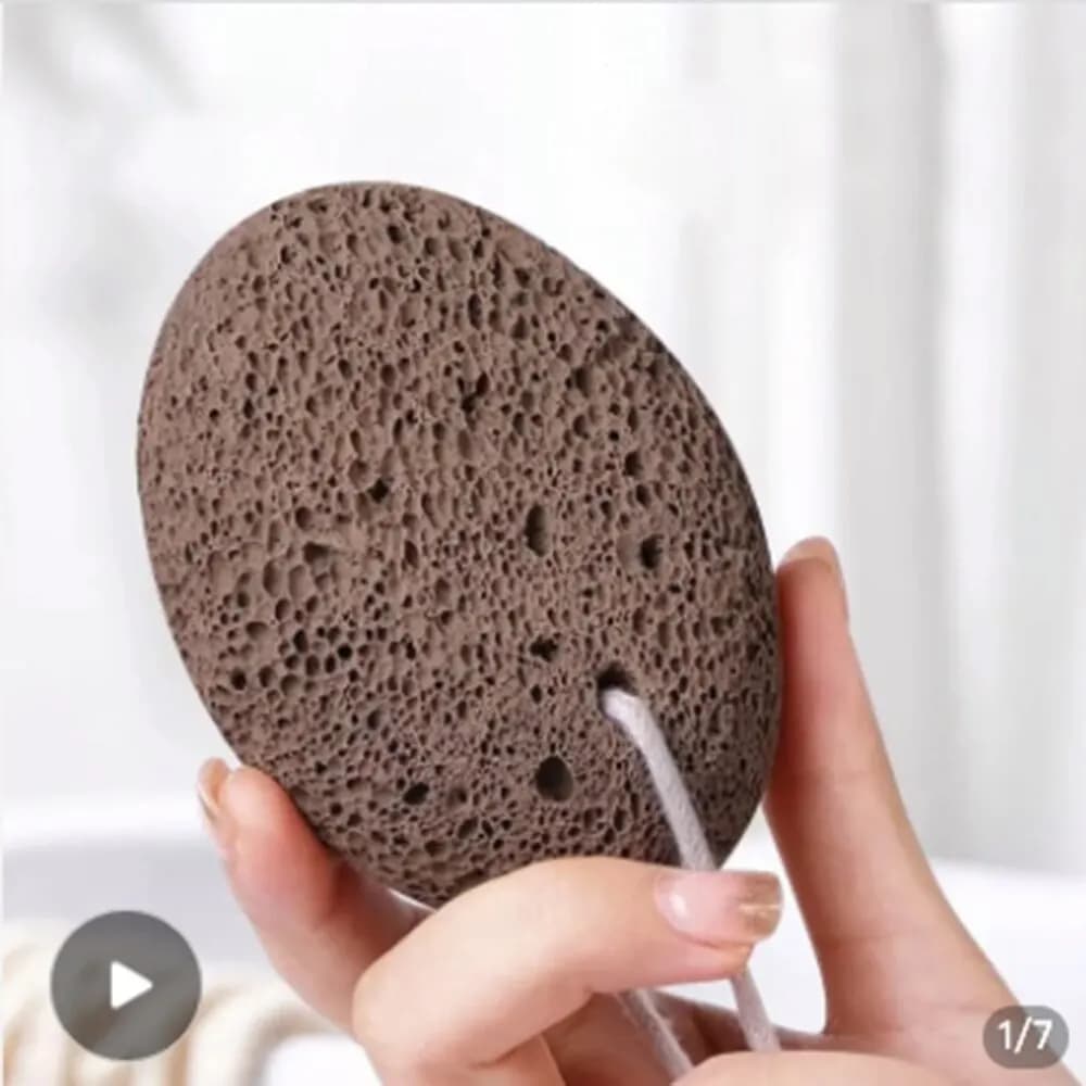 Natural pumice stone foot scrubber — image 5