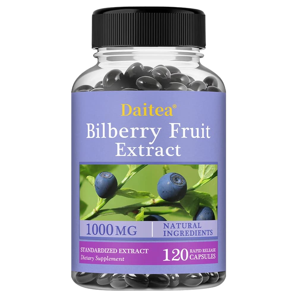 bilberry extract eye health supplement bottle — image 8