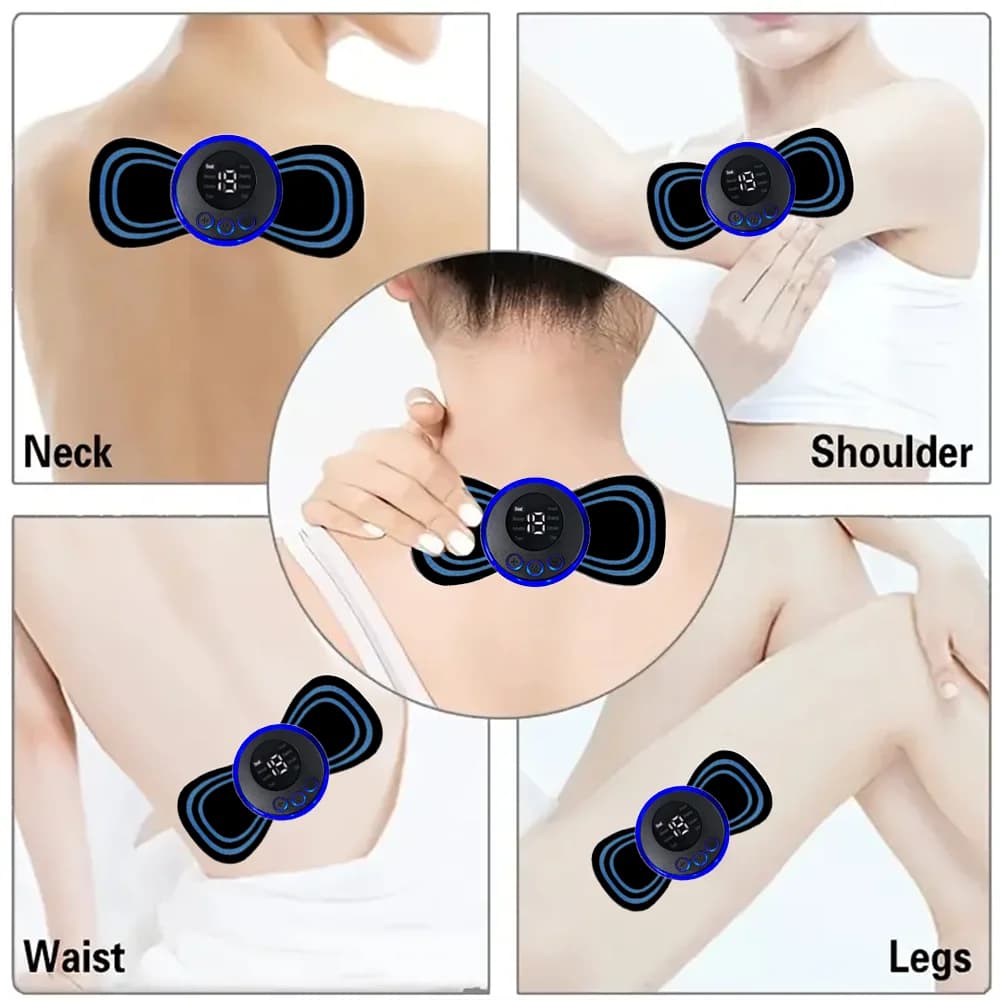portable electric neck massager with remote control — image 3