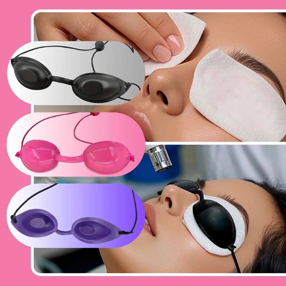 UV blocking tanning bed goggles — image 1