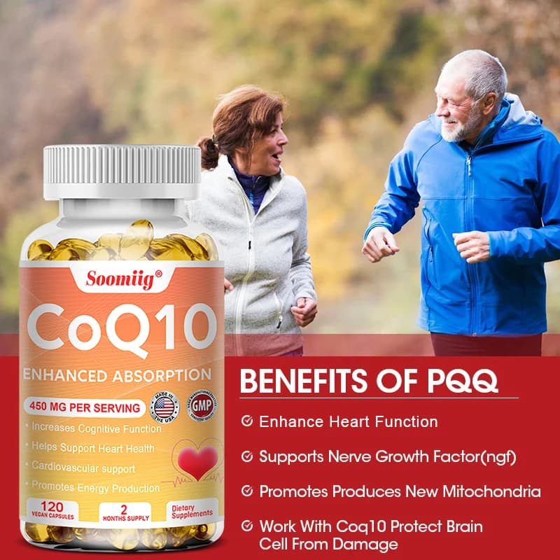 bottle of coenzyme q10 450 mg capsules — image 3