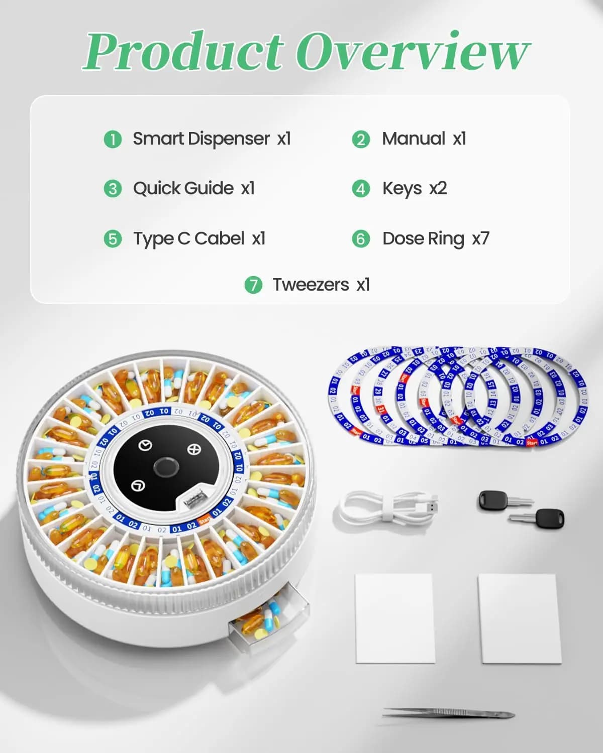 Smart pill dispenser with Bluetooth and fingerprint lock — image 6