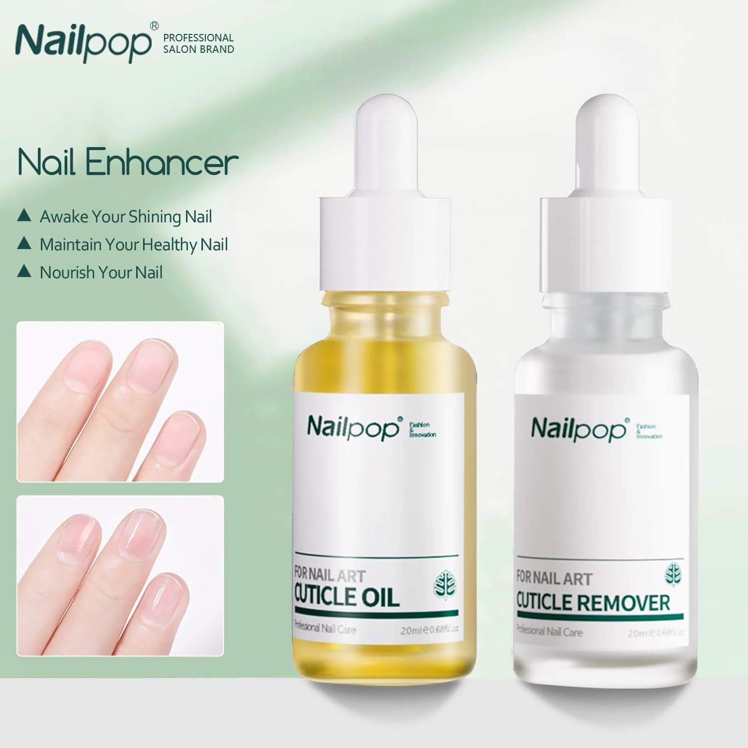 Nailpop Cuticle Oil and Softener, 15 ml