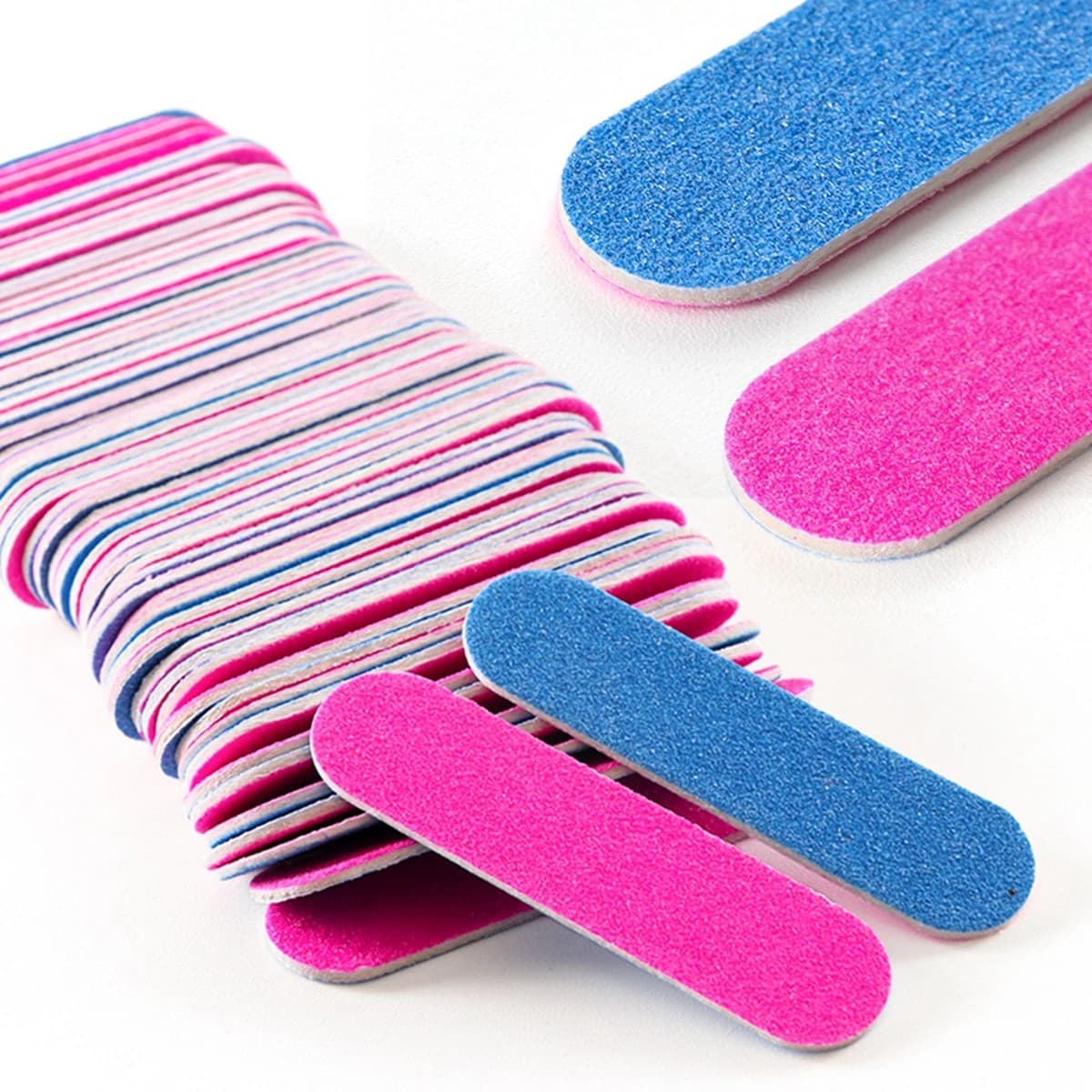 Disposable Mini Double‑Sided Nail Files (180/240 grit)