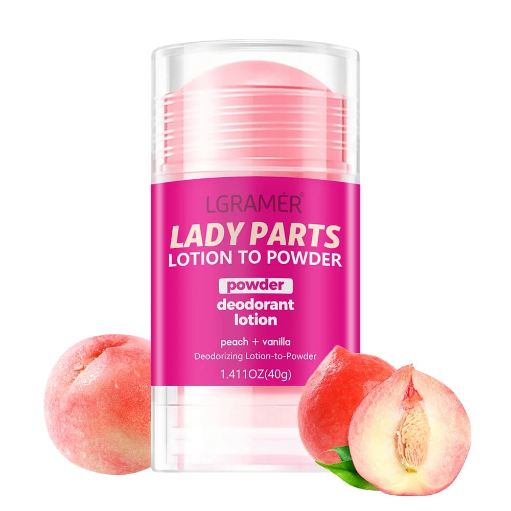 peach vanilla deodorant lotion bottle — image 7