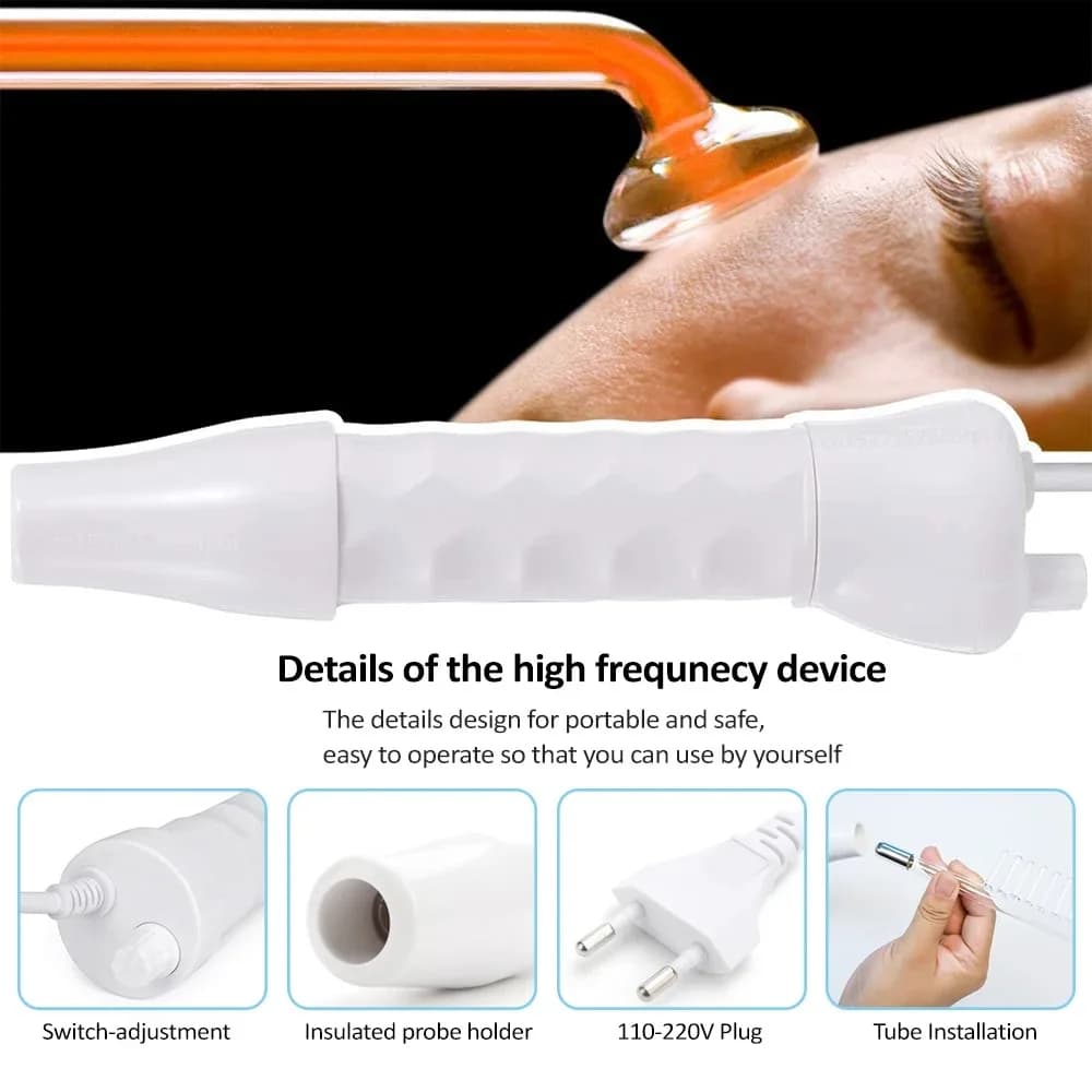 handheld high-frequency and microcurrent facial device — image 6