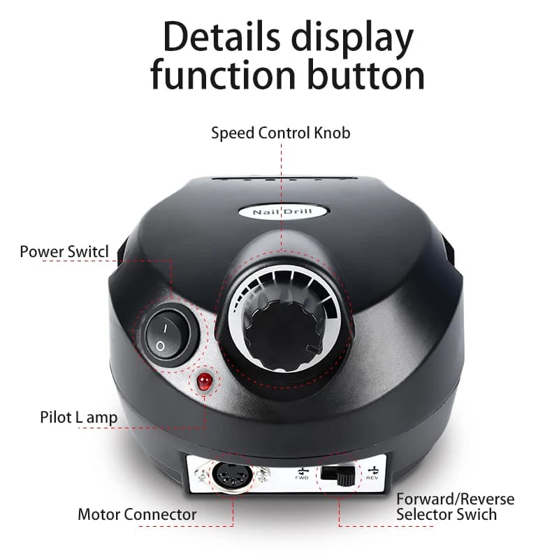 electric nail drill 35000rpm manicure tool — image 3