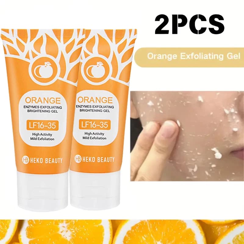 orange exfoliating gel tube — image 8