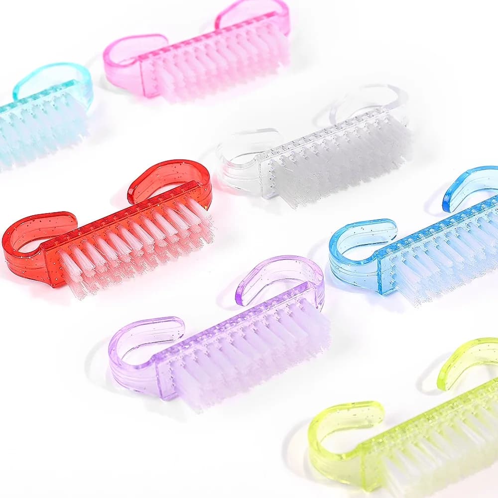 mixed color plastic nail art brush set — image 5