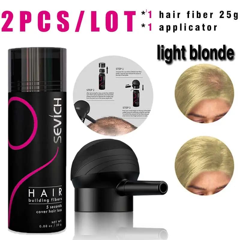 hair building fiber powder set — image 7