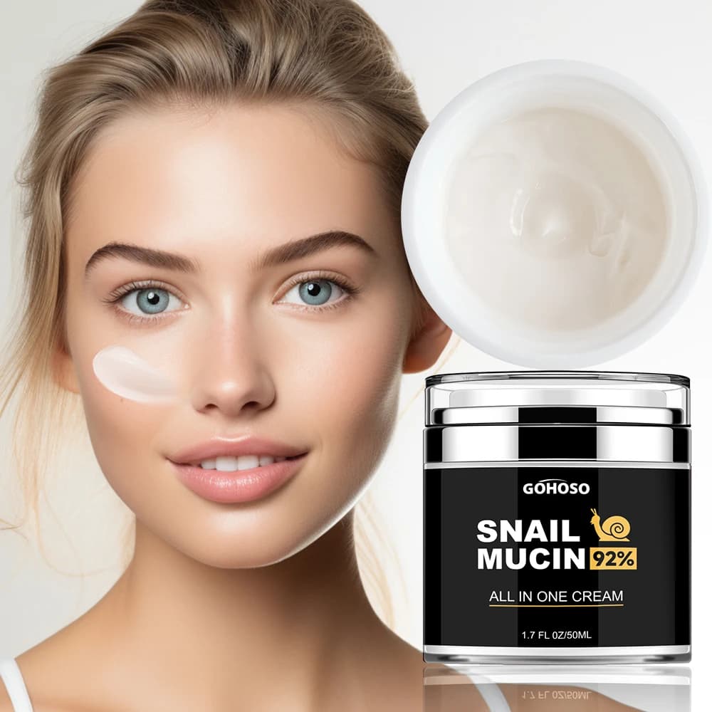 snail mucin face cream tube — image 3