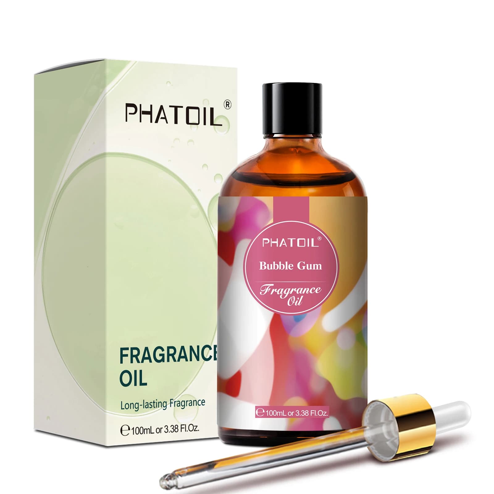 Coconut and vanilla bubble gum fragrance oil bottle — image 3
