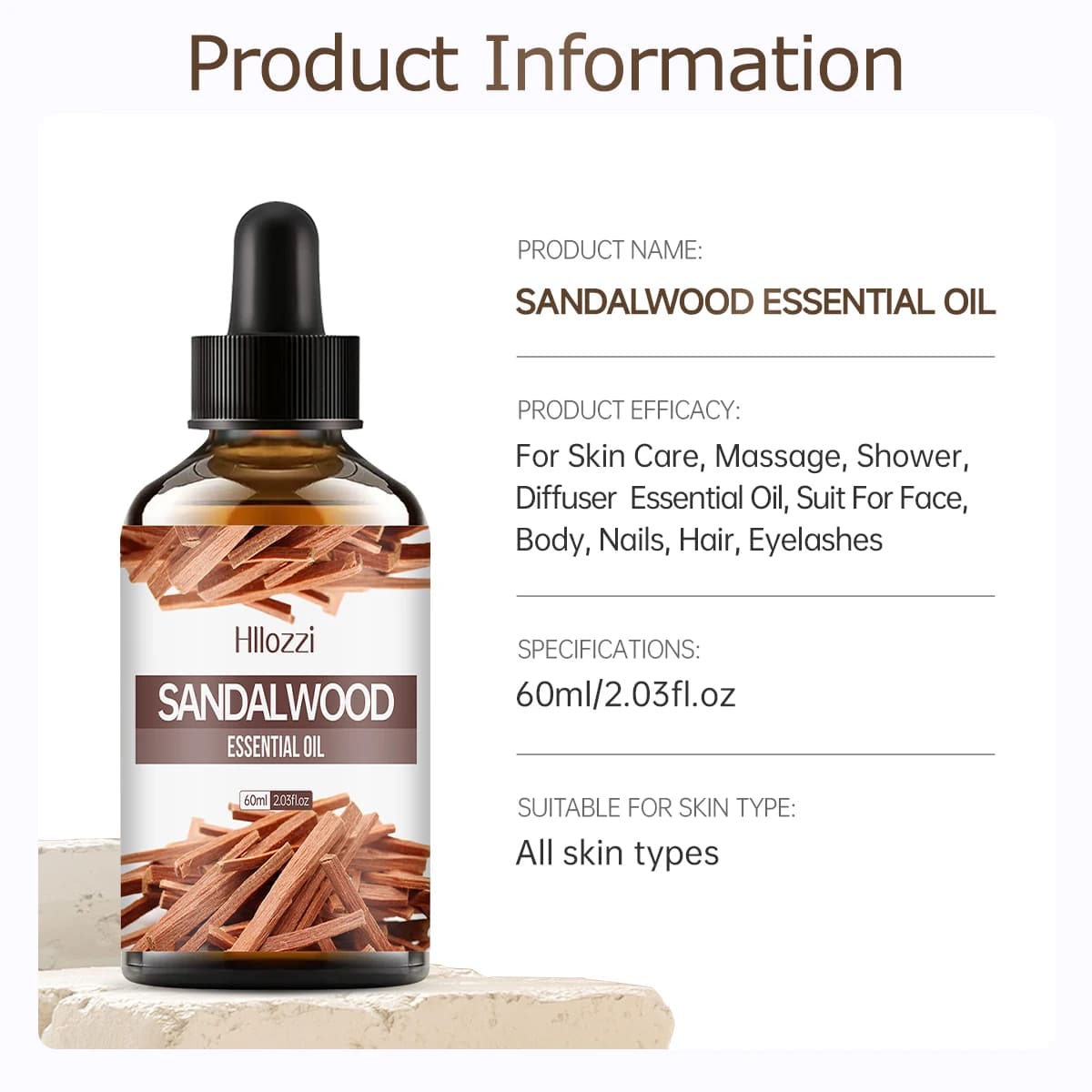 bottles of sandalwood essential oil — image 6