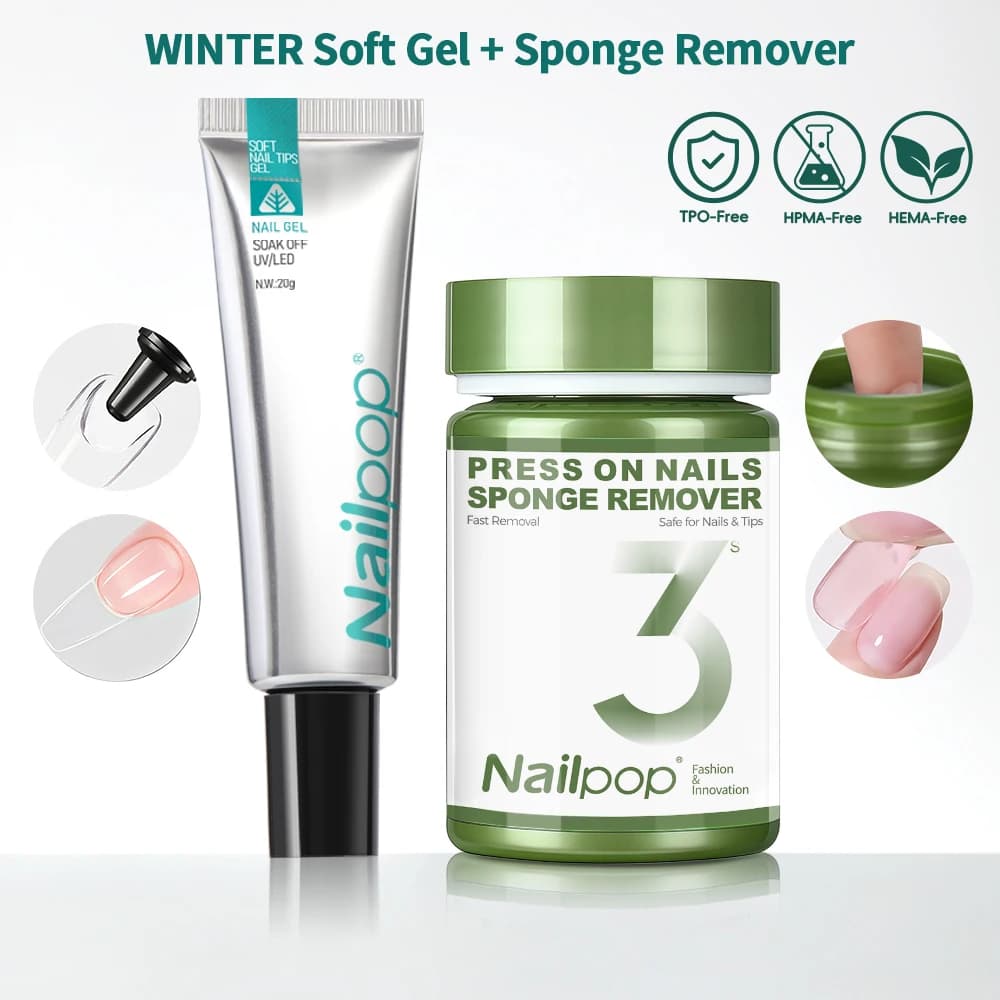 FUNMENTO soft nail tips gel glue 20 g tube — image 8