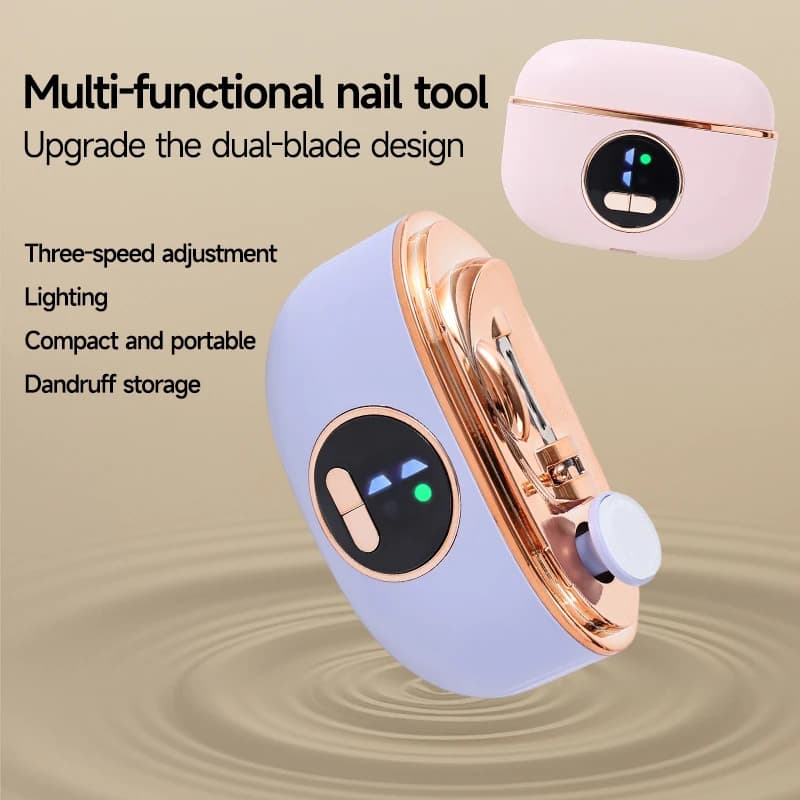 electric nail clipper with built-in LED light — image 5