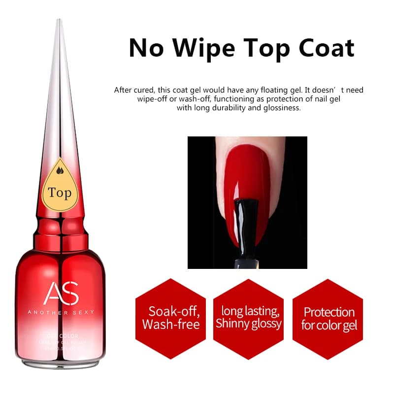 15 ml diamond top coat gel nail polish — image 8