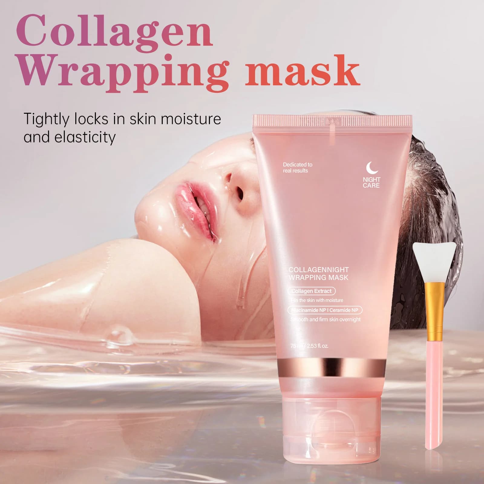 Collagen pulling night mask tube — image 1
