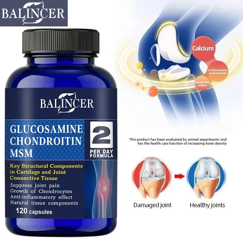 glucosamine chondroitin MSM capsules bottle — image 6