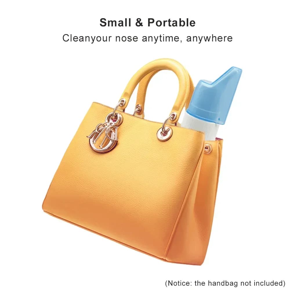 Portable nasal irrigator bottle with fine mist spray nozzle — image 6