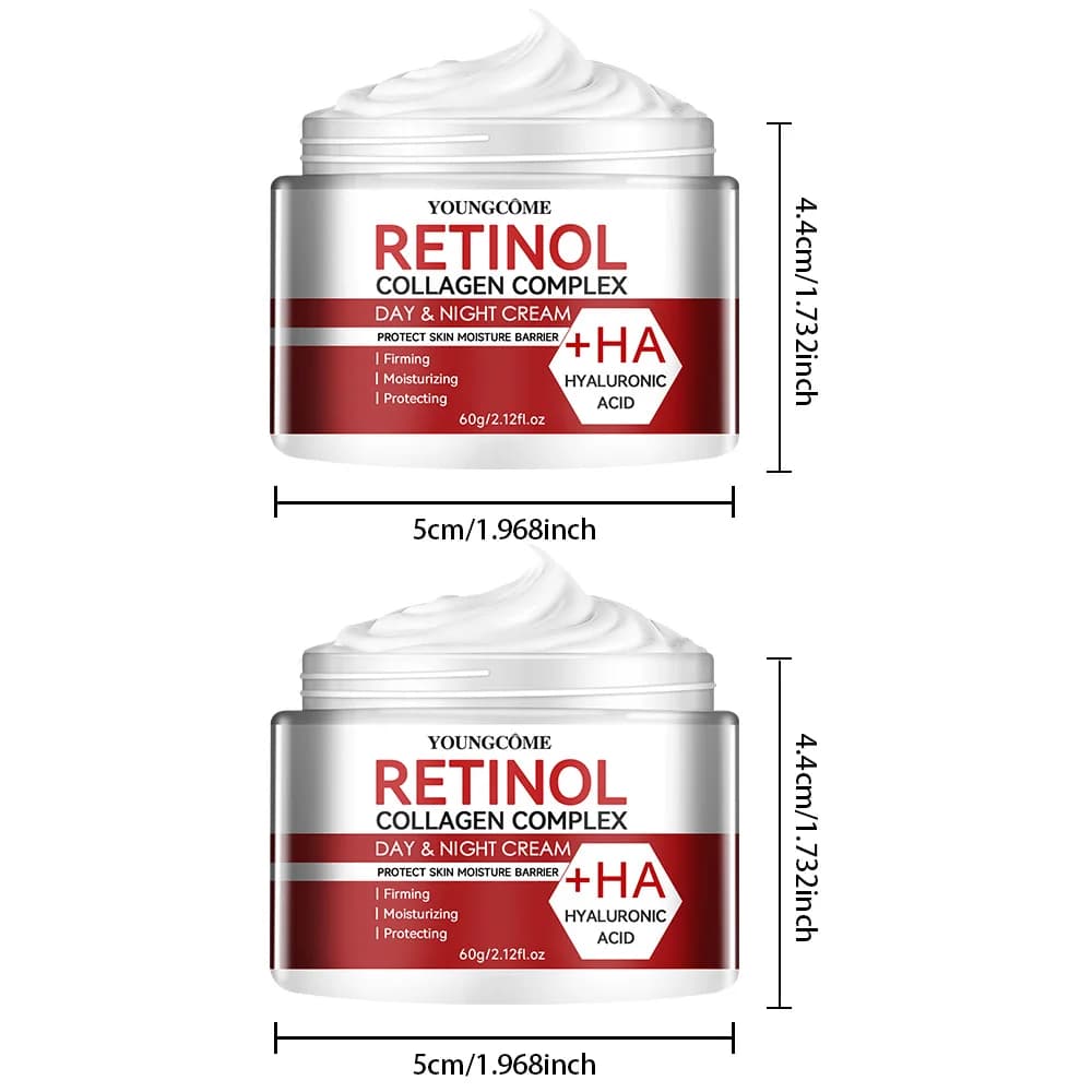 Jar of retinol collagen facial moisturizing cream — image 7