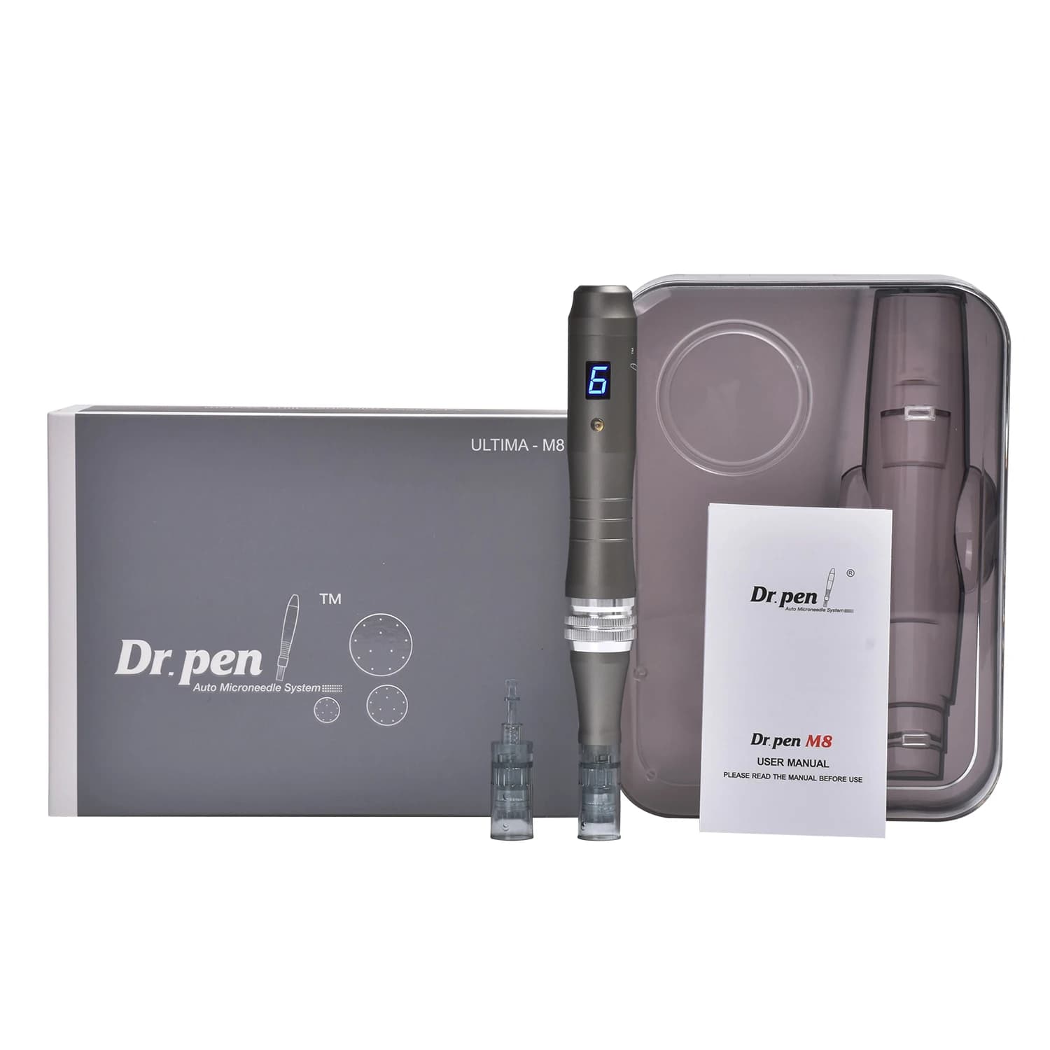 Dr Pen Ultima M8 wireless microneedling pen with cartridges — image 4