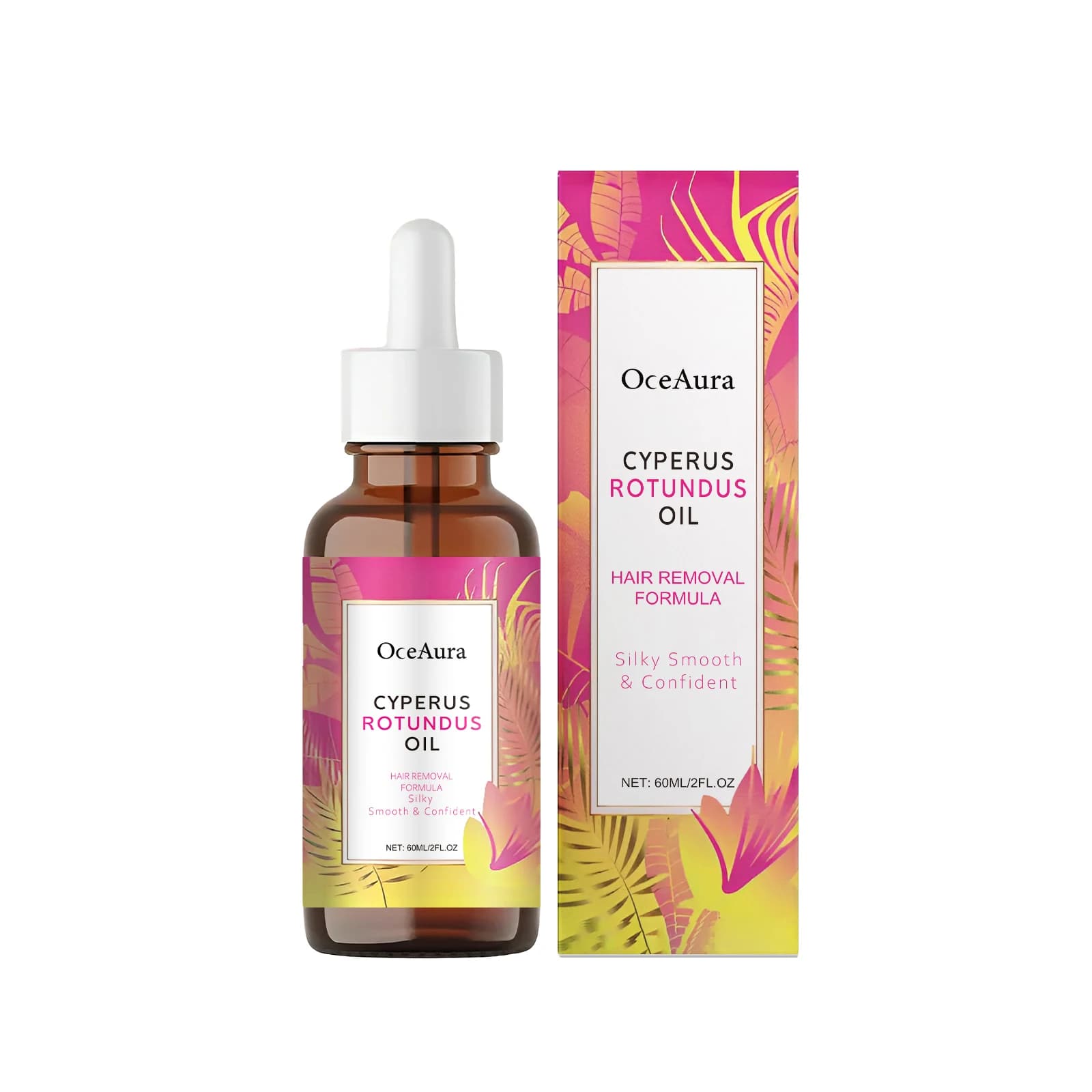 Cyperus rotundus oil bottle for hair removal — image 1