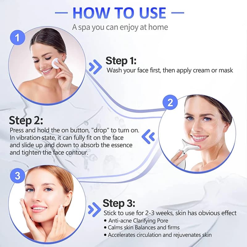 7‑color EMS neck and face lifting massager — image 4