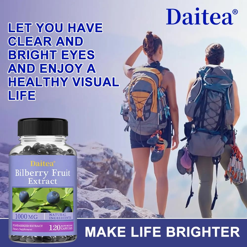 bilberry extract eye health supplement bottle — image 4