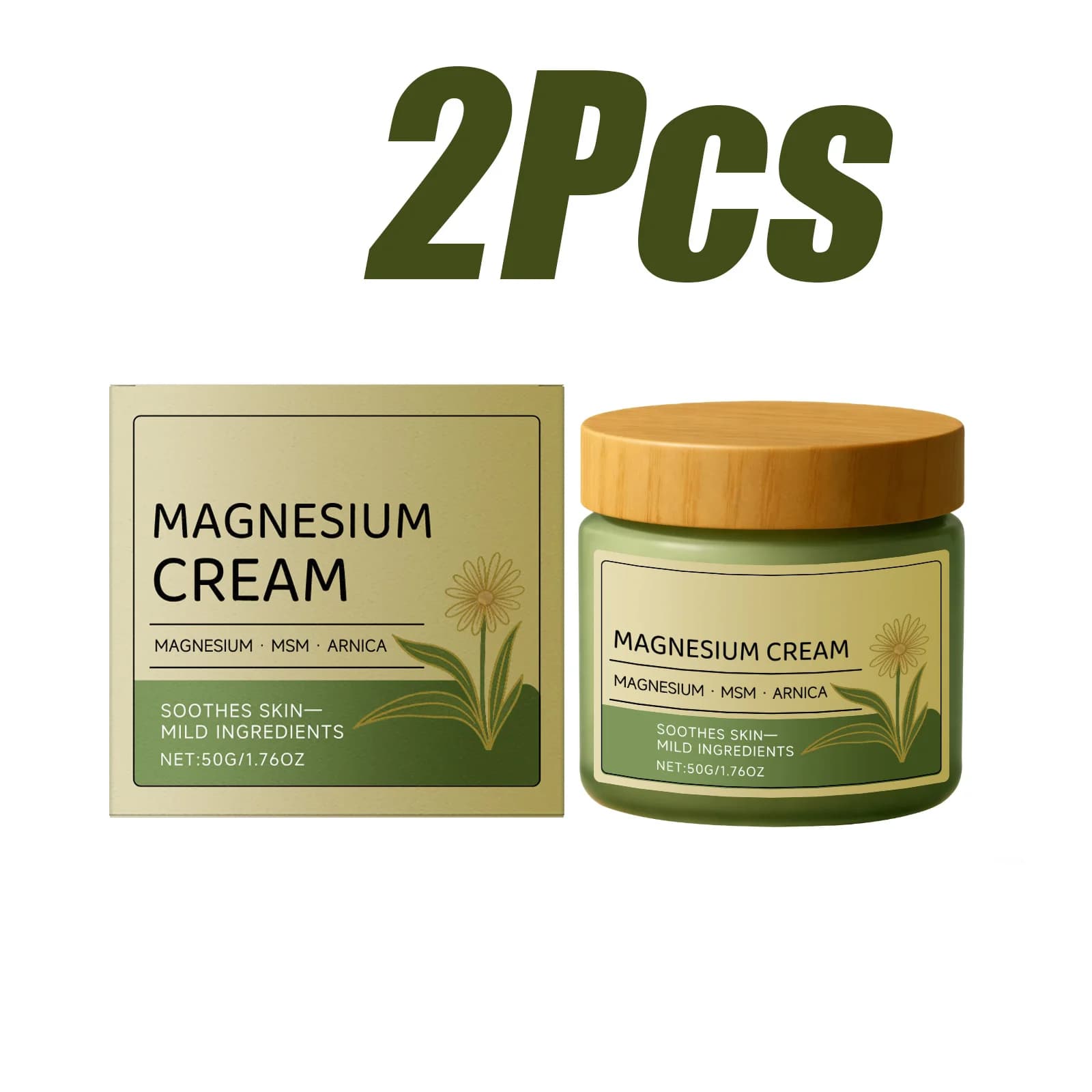 magnesium relief cream jar — image 8