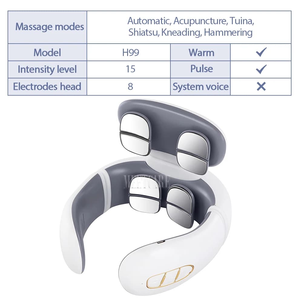 TENS neck and shoulder massager device — image 8