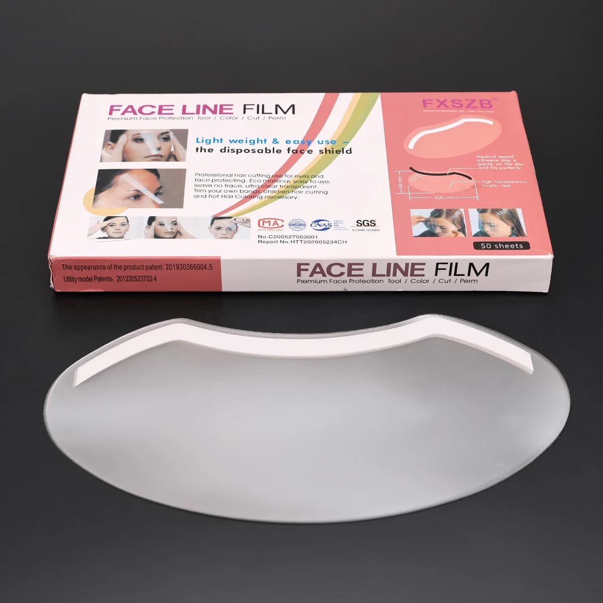 Disposable microblading face shield — image 8