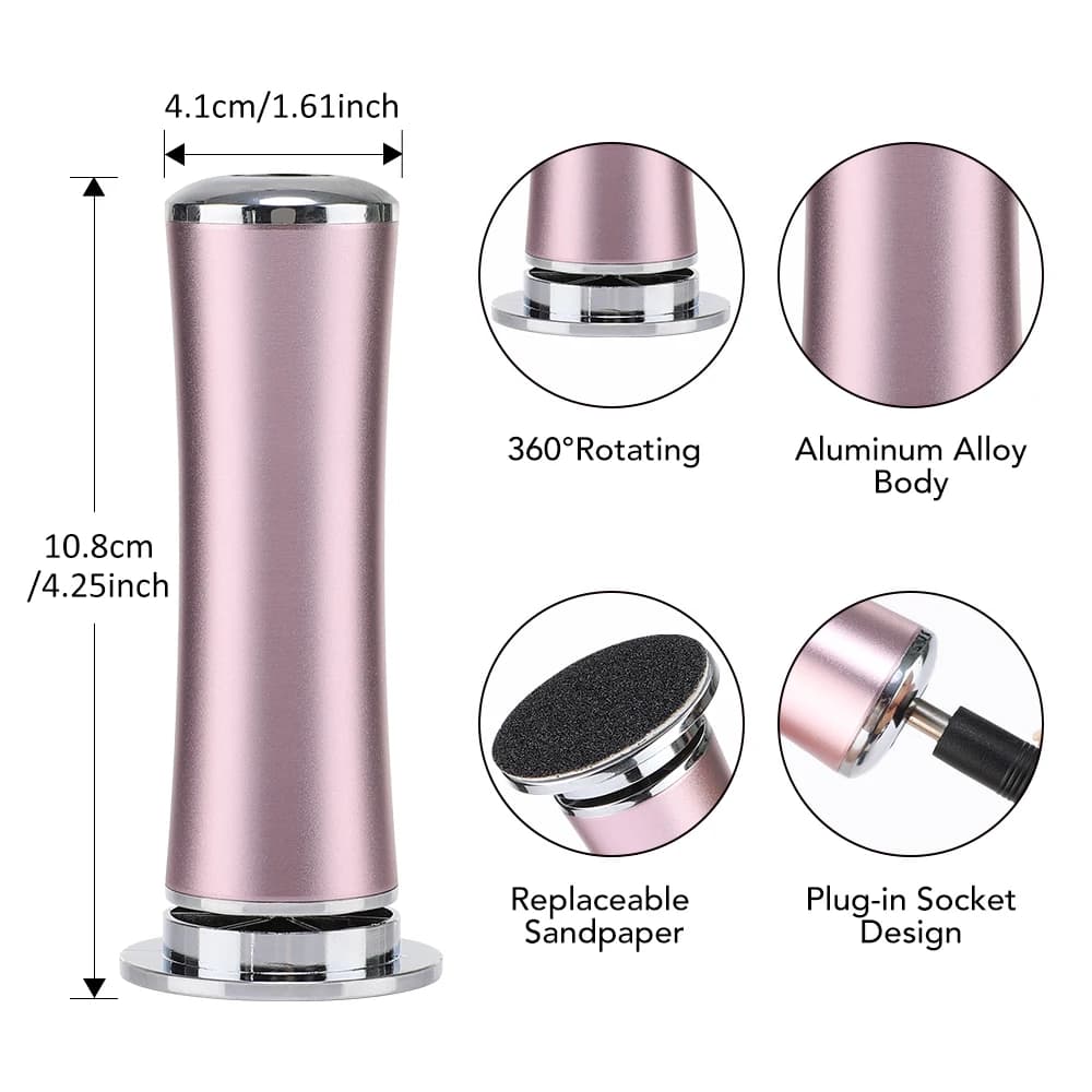Rechargeable electric foot file for callus removal — image 6