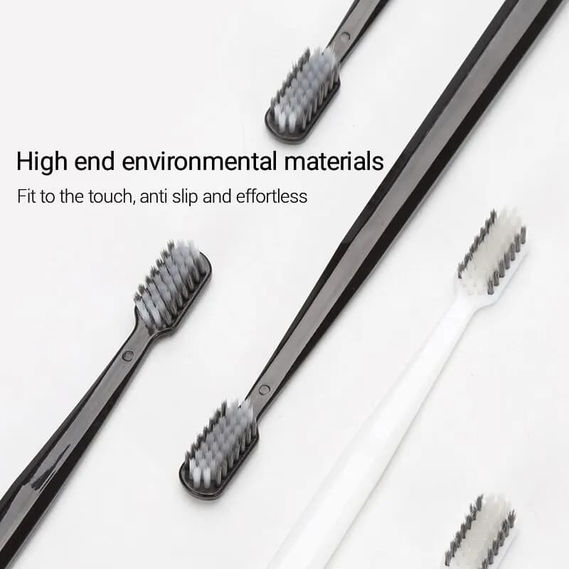 Bamboo charcoal toothbrush with soft silk bristles — image 5