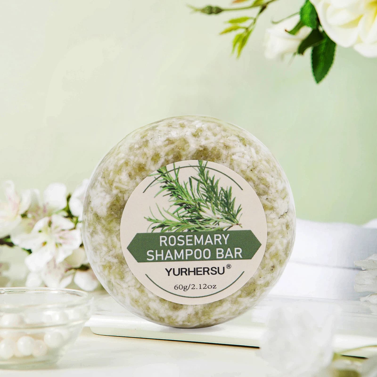 Rosemary shampoo bar soap — image 4