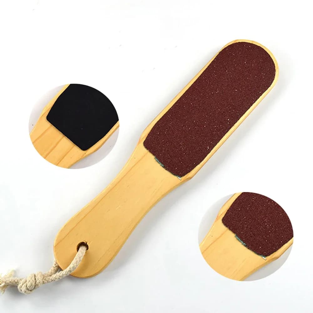 double-sided wooden-handled foot file — image 4