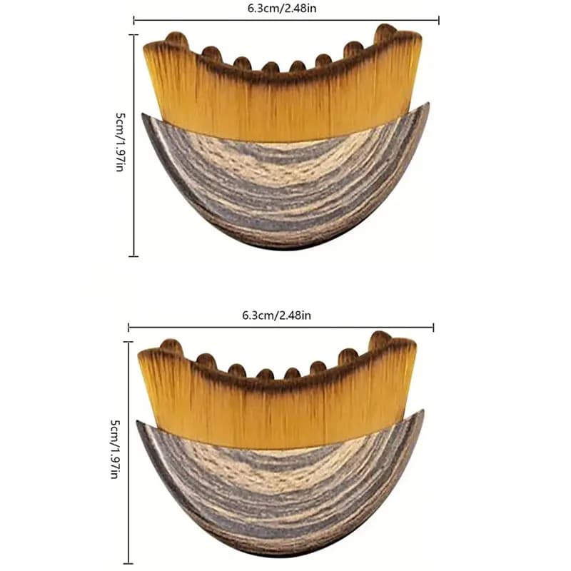 Lymphatic contour face brush for chin and jawline — image 8