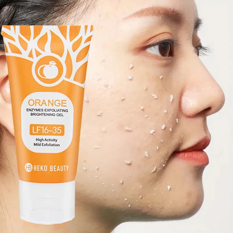 orange exfoliating gel tube — image 3